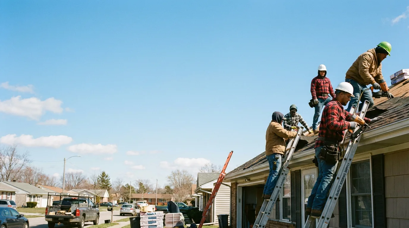 Roofing in Romulus, MI near me